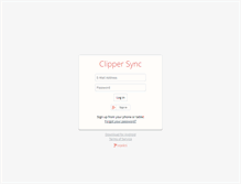 Tablet Screenshot of clippersync.com